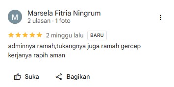 Screenshot Testimoni