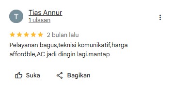 Screenshot Testimoni